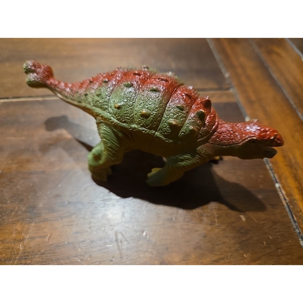 Vintage Ankylosaurus Dinosaur Jurassic Hunter Rubber Figure Toy Collectibles Old